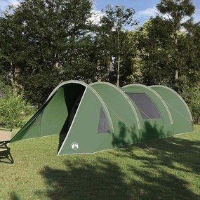 vidaXL Tenda túnel com telhado Verde e Branco 778 x 356 x 210 cm