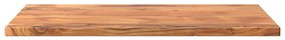 Tampo de mesa retangular 90x50x3,8 cm madeira de acácia maciça