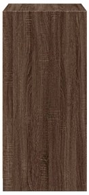 Roupeiro 48x41x102 cm derivados de madeira carvalho castanho
