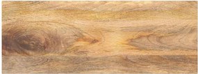 vidaXL Tampo de mesa retangular 70x20x2,5 cm mangueira maciça
