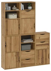Móveis de apoio 5 pcs ODDA 40x24x79 cm pinho de madeira maciça
