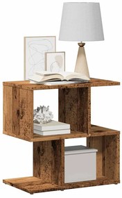 vidaXL Mesa de cabeceira madeira velha 50x30x51,5cm madeira trabalhada