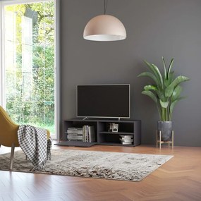 Móvel de TV 120x34x37 cm derivados de madeira cinzento