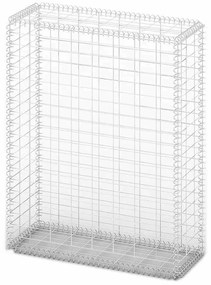 Cesto gabião arame galvanizado 100 x 80 x 30 cm