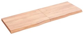 Prateleira de parede 120x40x(2-4) cm carvalho tratado castanho