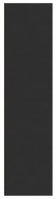 Roupeiro 100x50x200 cm contraplacado preto