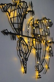 Acessório Decorativo de Parede Mt-04 – Preto – 65 x 95 cm