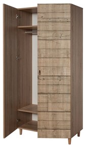 Guarda-roupa Stil – Carvalho Sonoma – 90x192x52 cm