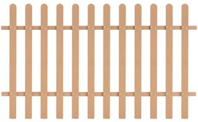 vidaXL Cerca de estacas em WPC 200x120 cm