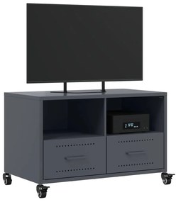 Móvel de TV 68x39x43,5 cm aço antracite