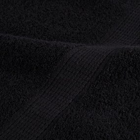 Toalhas de mãos premium SOLUND 10 pcs 30x30 cm 600 g/m2 preto