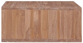 Mesa de centro 70x70x30 cm madeira de teca maciça