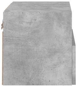 Móveis parede TV 2 pcs 40x30x30 cm deriv. madeira cinza cimento