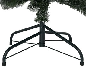 Árvore de Natal artificial com neve PVC &amp; PE 210 cm