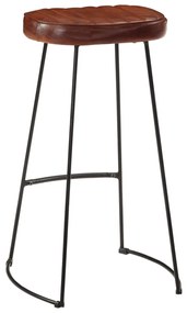 Bancos de bar Gavin 2 pcs 44x37,5x78 cm castanho-escuro