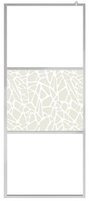 Divisória de chuveiro 90x195 cm vidro ESG design pedras
