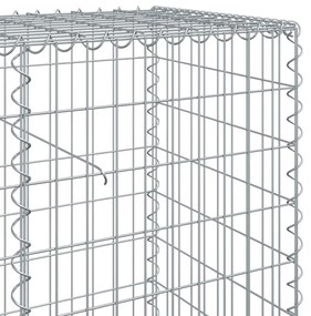 Cesto gabião com cobertura 900x50x100 cm ferro galvanizado