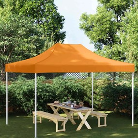 vidaXL Teto para tenda de festas 4x3 m 270 g/m² laranja