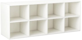 Banco sapateira com 8 cubos Armário de arrumação Estante de entrada Sala de estar Quarto Estante Carga 230 kg Branco