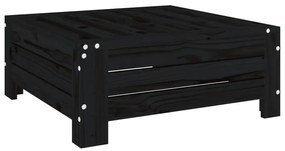 Cobertura p/ base de guarda-sol madeira de pinho maciça preto