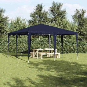 vidaXL Tenda de Festa Azul 400 x 400 x 266 cm Polietileno e Aço