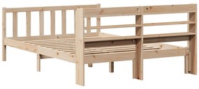 Cama sem colchão 120x190 cm madeira de pinho maciça