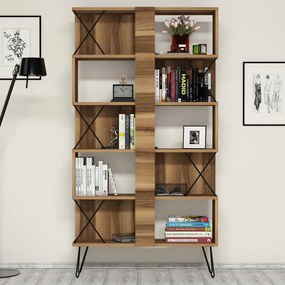 Estante Extra – Nogueira – 90x167,3x22 cm