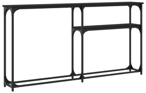 Consola de Entrada Arnia - 145x22,5x75 cm - Cor Preta - Derivados de M