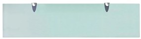 Prateleiras flutuantes 2 pcs vidro 80x20 cm 8 mm