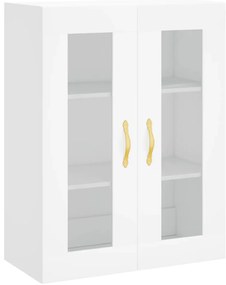 Móveis de parede 2 pcs derivados de madeira branco