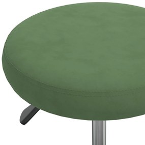 Cadeira de jantar veludo verde-escuro