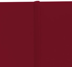 Painel de parede 12 pcs 90x15 cm veludo 1,62 m² vermelho tinto