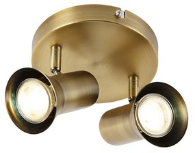 Spot de teto bronze giratório e inclinável ao redor - Karin 2 Design,Moderno,Retro