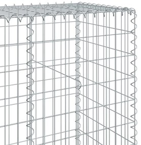 Cesto gabião com cobertura 200x50x200 cm ferro galvanizado