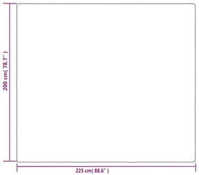 Manta pesada c/ cobertura 13 kg 200x225 cm tecido cinzento