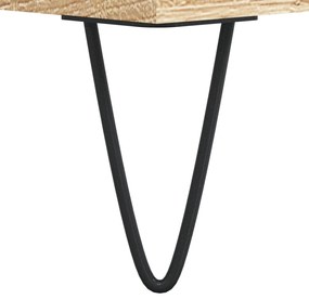 Mesa de centro 90x50x36,5 cm derivados madeira carvalho sonoma