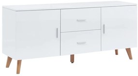 Aparador 160x40x70 cm MDF branco