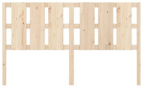 Cabeceira de cama 185,5x4x100 cm pinho maciço