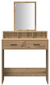 Tocador vidaXL com Gavetas Carvalho Artisan 79x41x140 cm