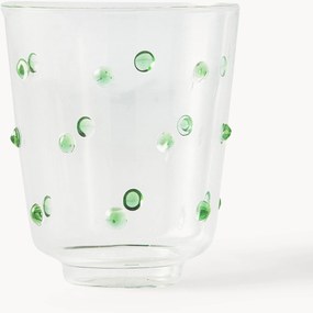 Copos em vidro borossilicato artesanais Nob, conjunto de 2