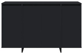 Aparador Preto Preto Madeira engenheirada 120 x 41 x 75 cm
