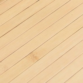 Tapete retangular 80x300 cm bambu cor natural clara