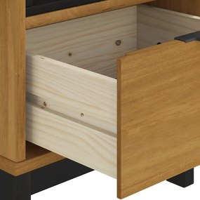 Mesa de cabeceira FLAM 40x35x50 cm madeira de pinho maciça