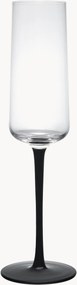 Copos de champanhe de cristal Palermo, conjunto de 4