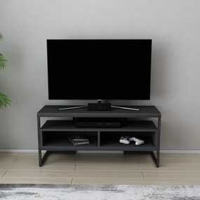 Móvel de TV Merrion – Preto Antracite – 110 cm x 35 cm x 49,9 cm