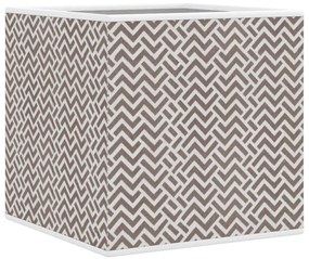 Caixas de arrumação dobráveis 10 pcs 32x32x32 cm TNT castanho