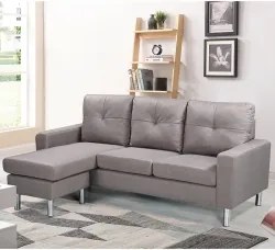 Chaise Longue Reversível CHIEF II Cinza Taupe