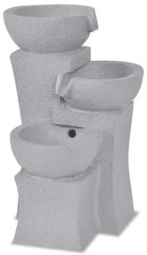 Fonte de interior com luz LED resina sintética