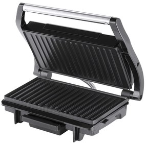 Grelhador de contacto de 1500 W, 29 x 24,5 x 11 cm Preto