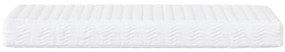 Sofá-cama com colchão 100x200 cm tecido cor creme